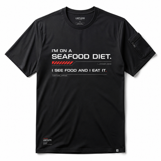 I'm on a seafood diet. I see food and I eat it.
